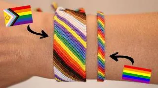 Miniature : Tuto Bracelet spécial mois des fiertés (aux couleurs LGBTQIA+ 🏳️‍🌈)✨  Marion Blush
