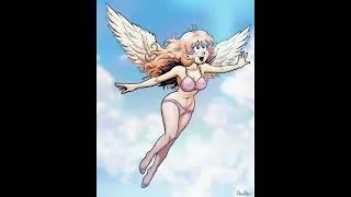 Miniature : Pin-up Magicienne juillet 2026 #naheulbeuk #pinup #illustration #fantasy #comics