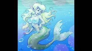Miniature : Elfe pin-up juin2026 - Tipeee #naheulbeuk #elf #mermaid #fantasy #rpg #cartoon #comic