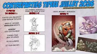 Miniature : Contreparties Tipeee juillet 2026