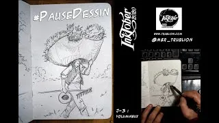 Miniature : Inktober 2020 -  illustration Challenge J-3 : Volumineux (Bulky)