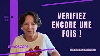Miniature : HOROSCOPE du 3 au 9 août 2026 | Les influences de la semaine, signe par signe