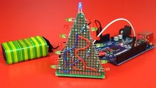 Miniature : FABRIQUER UN SAPIN DE NOËL MUSICAL - ARDUINO