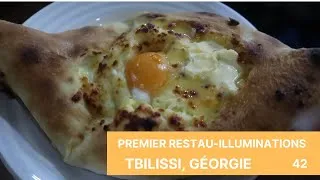 Miniature : VLOG 42 # GEORGIE : Enfin ! On goûte à l'emblématique khachapuri - Une virée dans la nuit illuminée