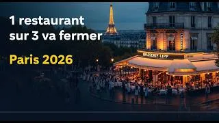 Miniature : Les chiffres de la restauration parisienne en 2026 : densité record, marges sous pression