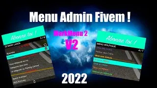 Miniature : Menu Admin Fivem 2022 EN RageUI FULL OPTION !! MarkMenu 2 v2 !! Discord en Description !