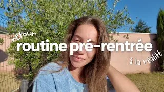 Miniature : ROUTINE PRÉ-RENTRÉE I work, skincare, food...
