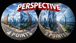 Miniature : PERSPECTIVES À 4 et 5 POINTS DE FUITE: Comment les maîtriser une bonne fois pour toutes