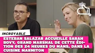Miniature : Esteban Salazar accueille @Sarahbovy  Grand Marshal de cette édition des 24 Heures du Mans.
