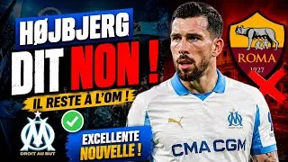 Miniature : HØJBJERG DIT NON À LA ROMA ! Il RESTE à l’OM ! 🔵⚪