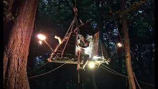 Miniature : Wild Night: Surviving a Wolf Attack in the Trees.