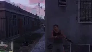 Miniature : Attaque gang ballas gta 5 - Seul contre tous / Grand theft auto v