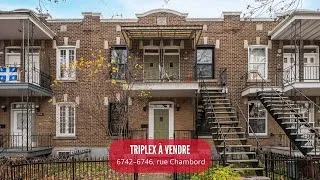 Miniature : À vendre - 6742–6746, rue Chambord (Visite virtuelle) #Montréal