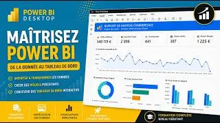 Miniature : Formation Power BI Desktop Complète | Dashboard Professionnel en 1H30 – Power BI #12
