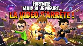 Miniature : SI JE MEUR LA VIDÉO S'ARRETE 🕛💔 | Fortnite | Feat : TagIce999 & Mathis BS