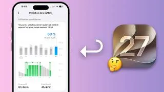 Miniature : iOS 27 : Batterie, Bugs, Performances ... On fait le point après 1 semaine !