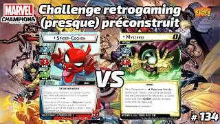 Miniature : 🐷Spider-Cochon vs Mysterio - Retrogaming #134 [Marvel Champions JCE]
