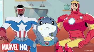 Miniature : Jeff gegen Jeff?! 🦈🍦 | Jeff & seine Superheldenfreunde | @MarvelHQFrance