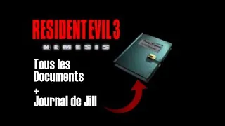 Miniature : Resident Evil 3 Nemesis | Avoir Tous les Documents et le Journal de Jill