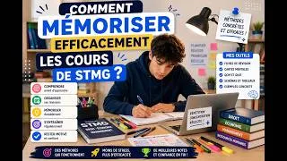Miniature : Coment mémoriser  3x plus vite tes cours de STMG ? 🧠 Méthodes qui fonctionnent vraiment