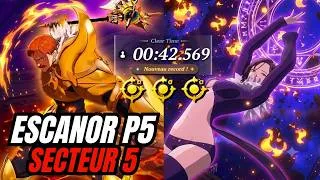Miniature : LE SECTEUR 5 EN 42s ?! ESCANOR P5 EST ABSURDE ! | 7DS Origin