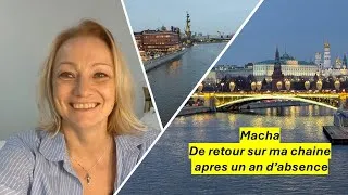 Miniature : Pourquoi j'étais absente. De retour sur ma chaîne. Ma première vidéo de Russie  depuis 1 an.