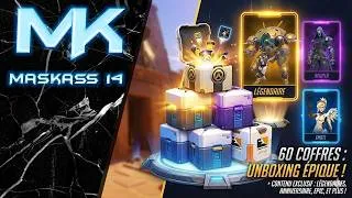 Miniature : Overwatch: J'ouvre 60 coffres ! (communs, épiques, légendaires, anniversaires et e-sport)