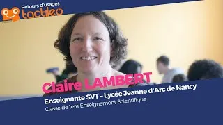 Miniature : Retours d'usages - Tactileo et la collection de ressources Maskott SVT en classe de lycée