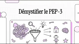 Miniature : TSA : Évaluation des TSA -  le PEP 3