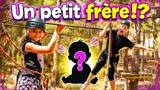 Miniature : VLOG - JOURNEE ACTIVITES ACCROBRANCHE - LES FILLES VEULENT un PETIT FRERE