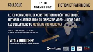 Miniature : Intervention Vitaly Buduchev colloque fiction et patrimoine