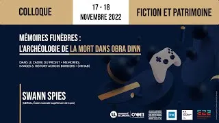 Miniature : Intervention Swann Spies colloque fiction et patrimoine
