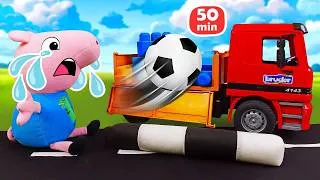 Miniature : Fred et ses petites voitures. Les aventures dans la ville. Jeux aveс play doh pour les enfants