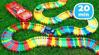 Miniature : Une сompilation pleine de vitesse avec les voitures de course pour enfants
