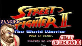 Miniature : SPEEDRUN - ZANGHIEF - STREET FIGHTER II THE WORLD WARRIOR - ARCADE - FIRST ATTEMPT [13:39]
