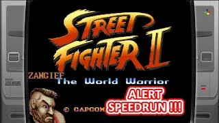 Miniature : SPEEDRUN - ZANGHIEF - STREET FIGHTER II THE WORLD WARRIOR - SUPER NINTENDO - FIRST ATTEMPT [14:09]