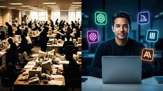 Miniature : 5 IA qui font le travail de 50 personnes #ai #masteringaitools #gpt #claude #midjourney #elevenlabs