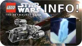 Miniature : Cristal Kyber & Vaisseau Mandalorian: Ce que l'on sait (ou pas) sur LEGO Star Wars La Saga Skywalker