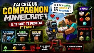 Miniature : J'ai créé une IA qui protège les joueurs sur Minecraft (Compagnon intelligent)