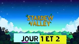 Miniature : Stardew Valley Jour 1 et 2 ( #soutientastreameuse  )