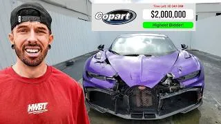 Miniature : TU VEUX ACHETER UNE BUGATTI CHIRON PUR SPORT ACCIDENTÉE ?