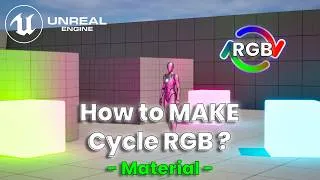 Miniature : Tutoriel UE5 - Créer un Effet Cycle RGB (2 Minutes)