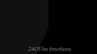 Miniature : 2403 les émotions