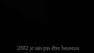 Miniature : 2392 je sais pas être heureux