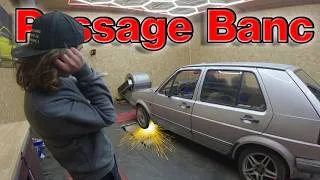Miniature : Passage au banc de la Golf 2 turbo, 1.5bar moteur d'origine.