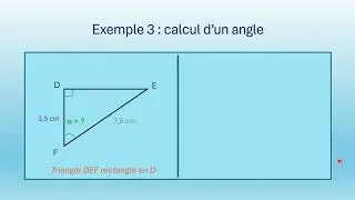 Miniature : Mathématiques – Trigonométrie (cosinus) #maths #brevet #révisions