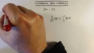Miniature : 05. Comparaison série-intégrale, série de Riemann