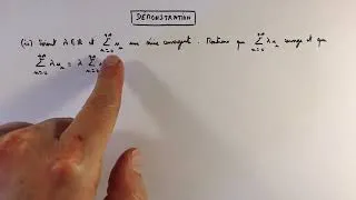 Miniature : 04. Propriétés élémentaires des séries numériques