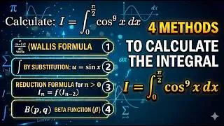 Miniature : Calculating  ∫​cos9(x)dx by 4 Different Methods