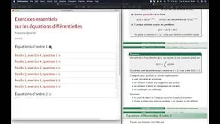 Miniature : Exemples d'équations différentielles d'ordre 1